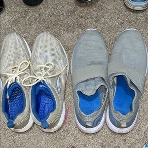 Avia Gray and Blue Athletic Shoes